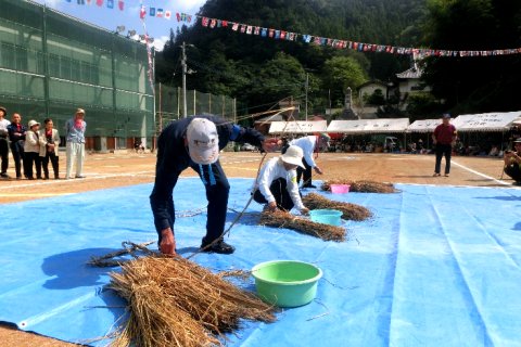 剣山系の伝統農業を継承する世界が注目すべき運動会の開催3