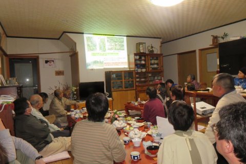 にし阿波観光圏の山城町で、剣山系の農業システムの学習会4